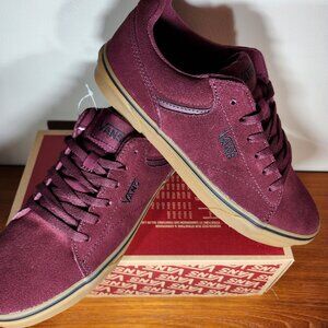 NWT VANS Seldan Suede Port/Gum Men (9.0)